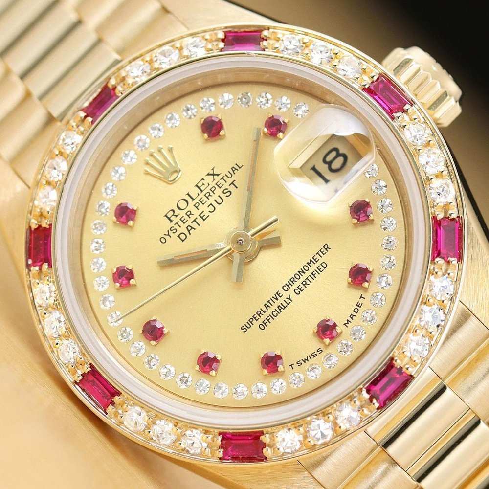 Sale! Rolex Ruby Diamond Dial w/ Factory Box!